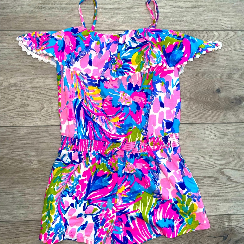 Kids Lilly Pulitzer Gumbo Limbo Leonie Romper